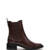 Stable Ankle Boot Chocolate Croc 1 Stable Ankle Boot Chocolate Croc -THERAPY SHOES STABLE CHOCOLATE CROC PU SIDE