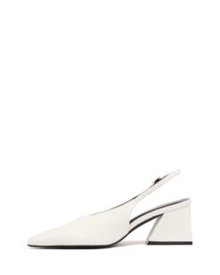 Strike Pump White -THERAPY SHOES STRIKE WHITE SIDE2 INTERIOR