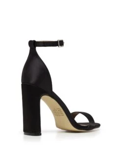 Tully Black Satin *FINAL SALE* -THERAPY SHOES TULLY BLACK BACK