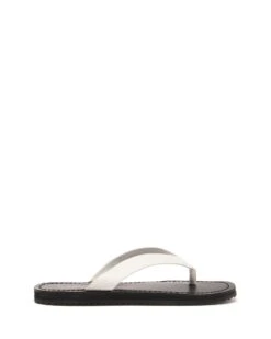 Undone Thong Sandal White