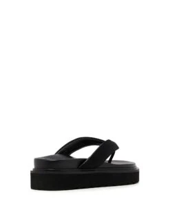 Vacay Thong Sandal Black Lycra -THERAPY SHOES VACAY BLACKLYCRA BACK