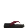 Vacay Thong Sandal Bordeaux Lycra -THERAPY SHOES VACAY BORDEAUX LYCRA SIDE