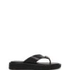 Val Thong Sandal Black 1 Val Thong Sandal Black -THERAPY SHOES VAL BLACK SIDE