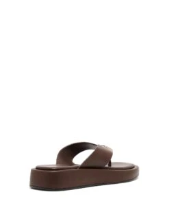 Val Thong Sandal Chocolate 8 Val Thong Sandal Chocolate -THERAPY SHOES VAL CHOCOLATE BACKANGLE