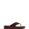 Veda Thong Sandal Chocolate Suede 1 Veda Thong Sandal Chocolate Suede -THERAPY SHOES VEDA CHOCOLATE SIDE