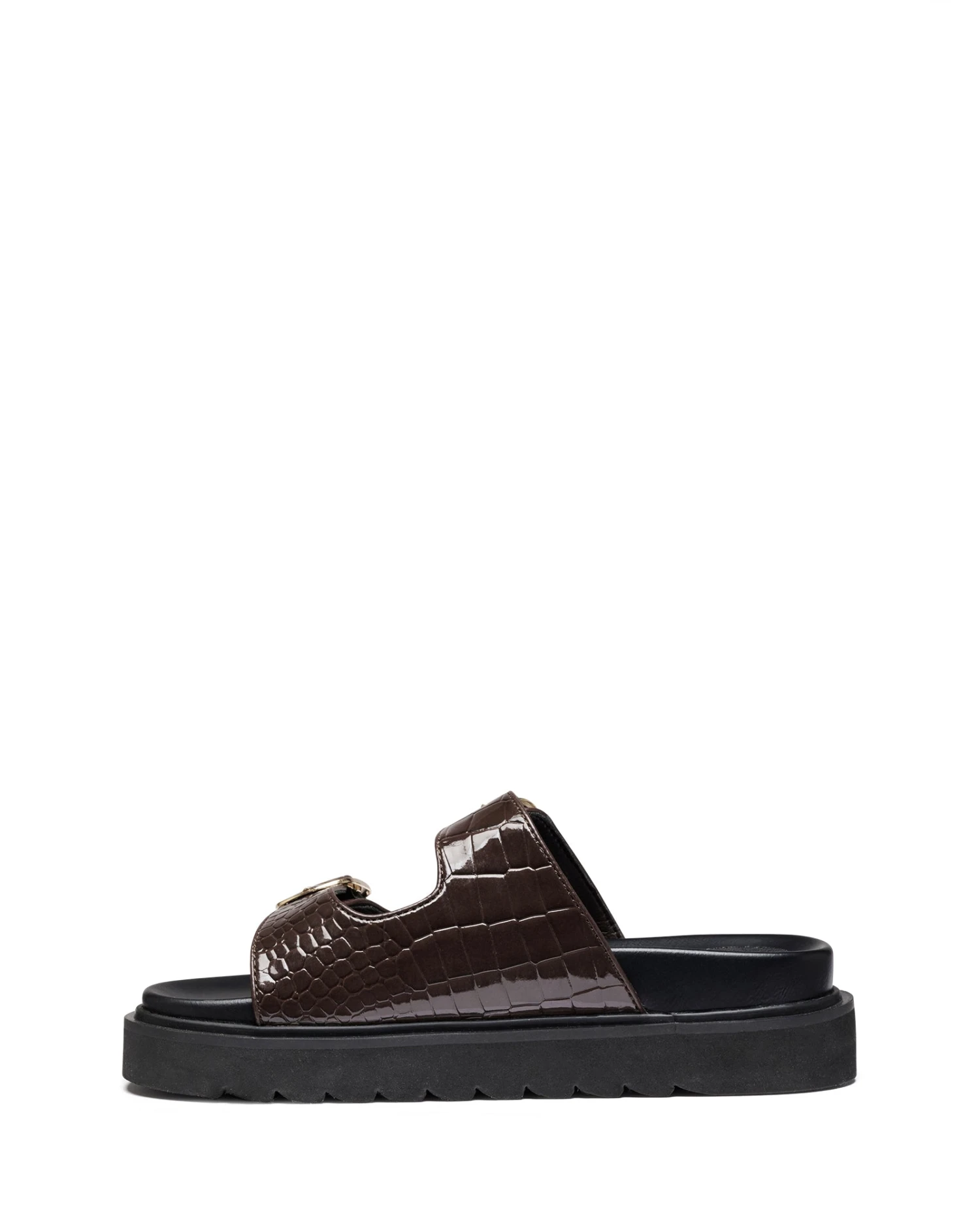 Venom Chocolate Patent Croc 7 Venom Chocolate Patent Croc - Image 5