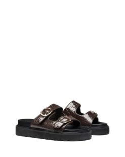 Venom Chocolate Patent Croc 9 Venom Chocolate Patent Croc -THERAPY SHOES VENOM CHOCOLATEPATENTCROCPU TOEANGLE