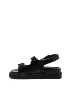 Veto Platform Sandal Black Smooth 9 Veto Platform Sandal Black Smooth -THERAPY SHOES VETO BLACK SMOOTH PU SIDE2