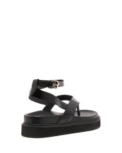 Visa Sandal Black Patent 8 Visa Sandal Black Patent -THERAPY SHOES VISA BLACK PATENT PU BACK