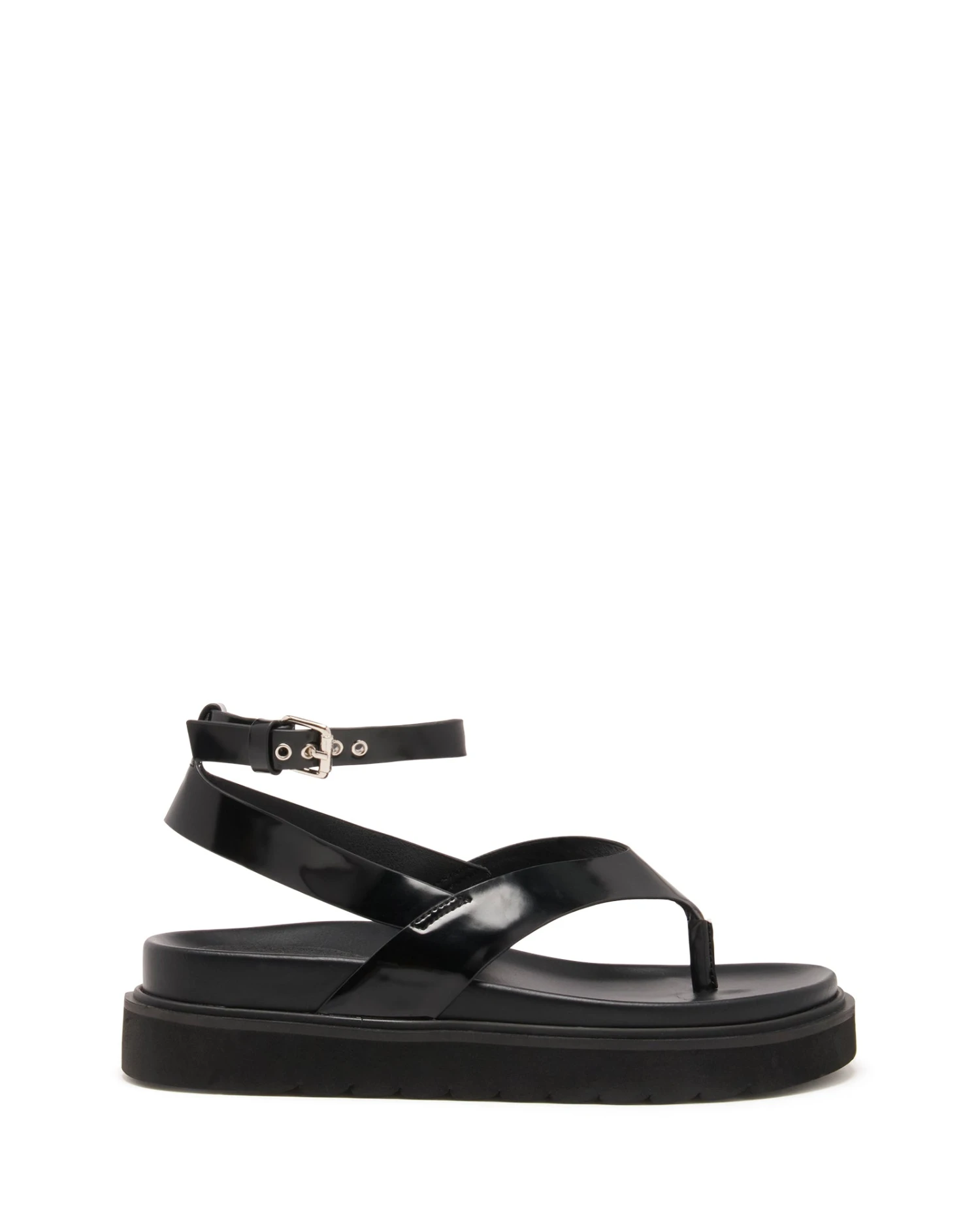 Visa Sandal Black Patent 3 Visa Sandal Black Patent