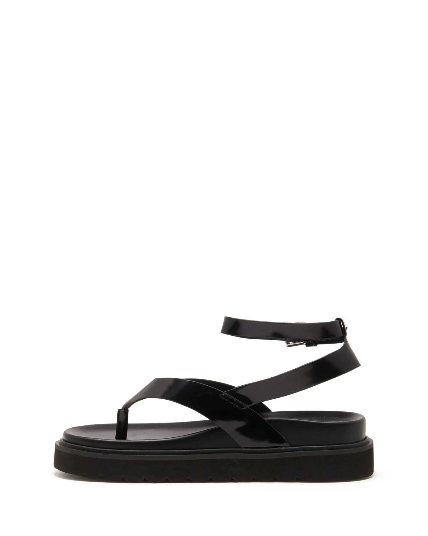 Visa Sandal Black Patent 6 Visa Sandal Black Patent - Image 4