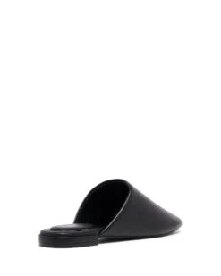 Weston Slide Mule Black 8 Weston Slide Mule Black -THERAPY SHOES WESTON BLACK BACKANGLE