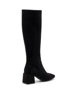 Wolf Tall Boot Black Suede 10 Wolf Tall Boot Black Suede -THERAPY SHOES WOLF BLACK FAUX SUEDE BACK