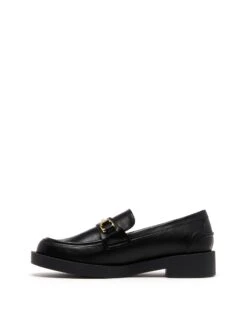 Wonder Loafer Black -THERAPY SHOES WONDER BLACK SMOOTH PU SIDE2 INTERIOR