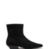 Xanthe Ankle Boot Black Suede -THERAPY SHOES XANTHE BLACKFAUXSUEDE SIDE