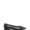 Yazmina Pointed Flat Black Smooth -THERAPY SHOES YAZMINA BLACKSMOOTHPU SIDE