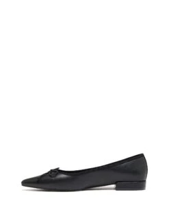 Yazmina Pointed Flat Black Smooth -THERAPY SHOES YAZMINA BLACKSMOOTHPU SIDE2 INTERIOR
